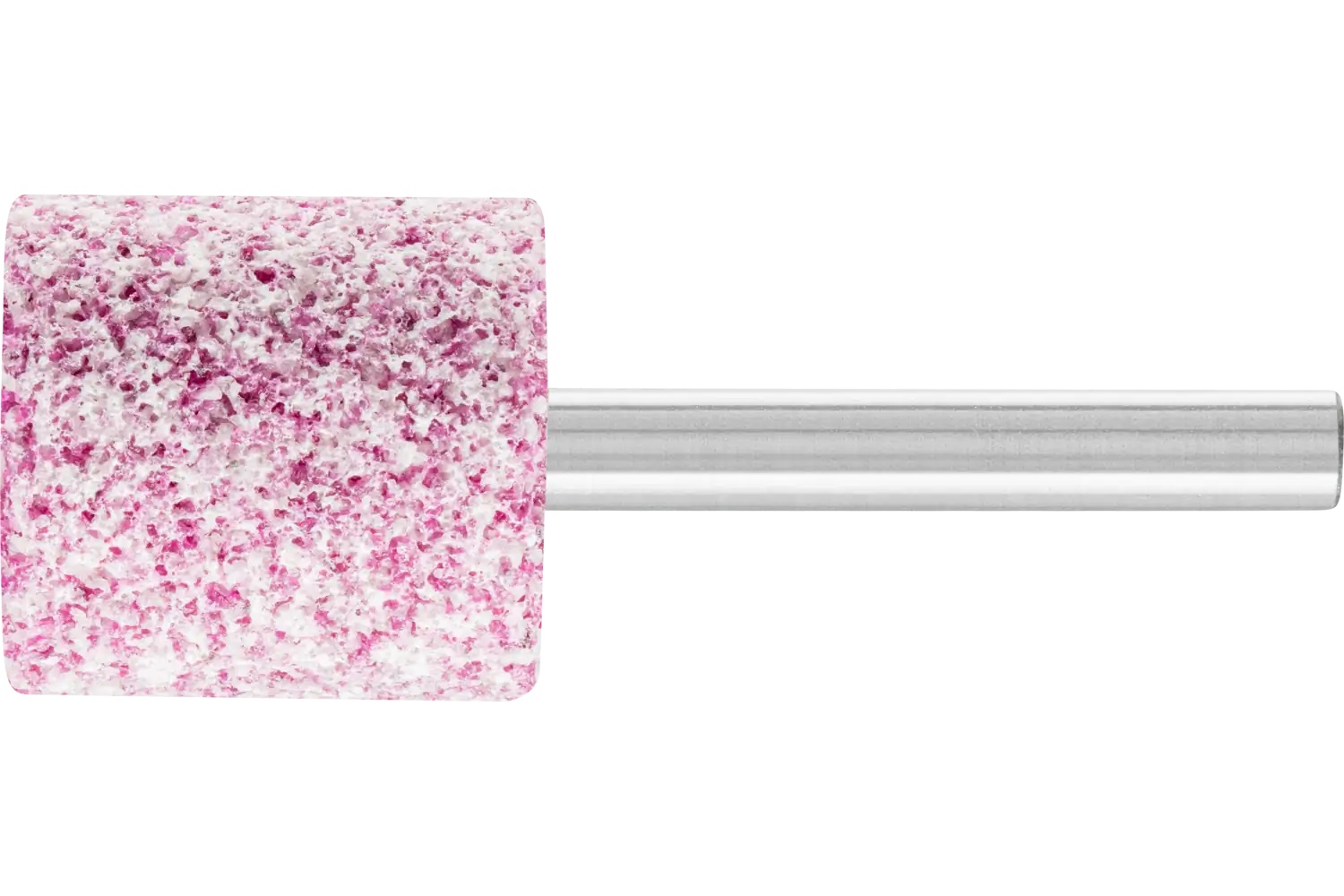 Picture of Pferd Vitrified Mounted Point, Steel, 1" x 1, 30 Grit, W220, Aluminum Oxide, 1/4" Shank